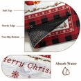 thumbnail image 2 of Red Gnomes Christmas Kitchen Runner Rug 2x6 Washable Runners for Hallway Non Slip Xmas Snowflake Red Black Plaid Large Area Rug Indoor Floor Carpet for Bathroom Laundry Entryway Bedroom Living Room, 2 of 8
