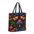thumbnail image 2 of Sigee Mexican Flower Traditional1 Print Large Capacity Zippered Tote Bag - Durable, Stylish and Versatile for Everyday Use, 2 of 9