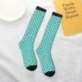 thumbnail image 5 of Cauagu Aquamarine Glitter1 Print Women's Men's Ankle Socks 1-pack Casual Athletic Socks for Unisex Adult Moisture-Wicking Socks for Daily Wear/Running/Sport, 5 of 8