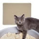 thumbnail image 5 of Tapete de para gatos, alfombra lavable antideslizante con control de dispersión, cajas de arena para alfombras Beige 40x50cm jinwen Alfombrillas de basura para gatos, 5 of 8
