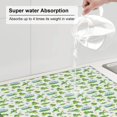 thumbnail image 3 of Goofa Dish Drying Mat Super Absorbent Drying Mat Large Dish Drying Mats for Kitchen Counter Easy Clean Dish Mat Kitchen Drying Mat 16" x 18" ( Frogs Jumping ), 3 of 6