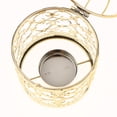 thumbnail image 4 of Metal Hollow Candle Holder Tealight Hanging Candlestick ERose Gold , A-Gold, 4 of 8