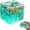 Green, variant on Ocean Squishy Cubes Toys, Slow Rising Sensory Squeeze Toy with Marine Seashell, Soft Anxiety Relief Desk Fidget for Kids & Adults, Christmas & Birthday Gift