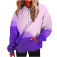 thumbnail image 2 of ICHUANYI Liquidación Mujeres Manga Larga Casual Con Capucha Impresión Cuello Redondo Sudadera Tops ICHUANYI WER202308246133, 2 of 5