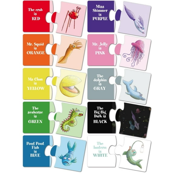 Pout-Pout Two Piece Colors - 2x10 Piece Puzzle