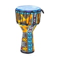 thumbnail image 1 of Tambor Djembe portátil Strade Fareast Limited de 8 pulgadas Amarillo, 1 of 8