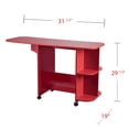 thumbnail image 6 of SEI Expandable Rolling Sewing Table/Craft Station - Universal Style - Farmhouse, 6 of 9