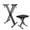 X-Keyboard Stand and Bench, variant on stusgo keyboard stand and bench, Adjustable and Portable Digital Piano Stand with Locking Chain