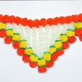 thumbnail image 2 of 5 Ft Marigold Jasmine Toran | Marigold Decorations for Pooja & Bandhanwar Diwali | Decorations for Door Mantle | Toran Door Hanging | Indian Thoranam Decorations (Pack of 1), 2 of 5