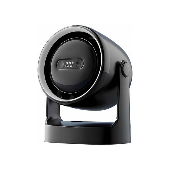 3-in-1 LED Light & Built-in Aromatherapy Diffuser Silent Mini Fan, Portable Fan Rechargeable, 10000mAH Bladeless Electric Fan with LED Lights, 3 Speed Adjustment Desk Fans Small Quiet for Office Blac