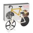 thumbnail image 1 of Iodue Cutter Pizza Cutter Stainless Pizza Cutter Two Wheels Novelty Motorcycle Shaped Pizza Wheel Cutting Slicer With Non Stick Coating Suitable For Kitchen Gadgets Accessories, 1 of 4