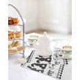 thumbnail image 4 of Easter Kitchen Dish Towels for Drying Dishes Set of 4, Spring Polka Dot Bunny Black Plaid Checkered Waffle Weave Microfiber Hand Tea Bathroom Towels Quick Dry & Absorbent Towel 12x12, 4 of 7