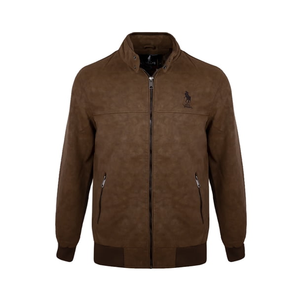CHAMARRA DE VINIPIEL PARA CABALLERO MARCA HPC POLO 100% ORIGINAL