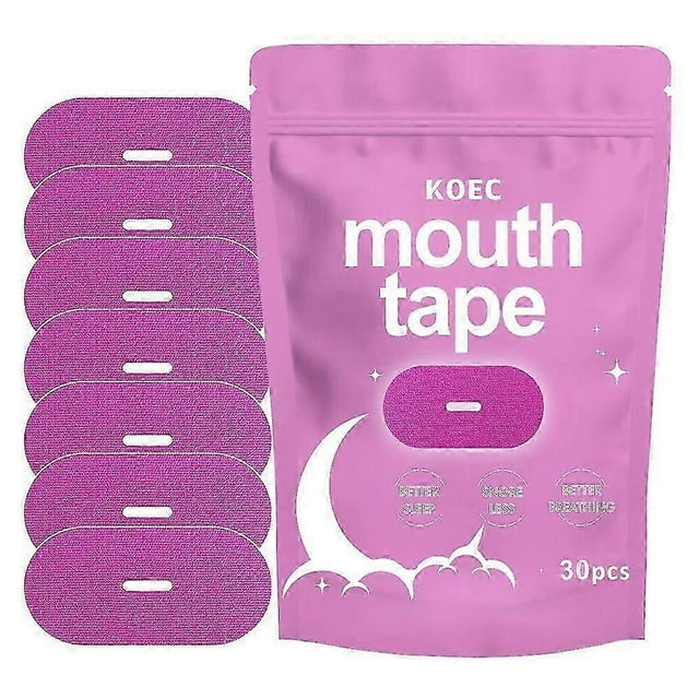 Mouth Tape For Sleeping, Hypoallergenic Mouth Tape for Anti Snoring, Anti Snoring Mouth Strips for Less Mouth Breathing, Snoring Relief