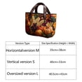 thumbnail image 6 of Women's Animal Floral Quilted Canvas Tote Bag Multi Size Large Capacity Reusable Shoulder Handbag For Work Shopping Travel, 6 of 7