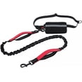 thumbnail image 1 of FrostHike Laisse pour Chien Mains Libres Multitus, Laisse Élastique Rétractable à Double Poignée Douce Rembourrée avec Points Réfléchissants, Laisse Réglable pour Promenade, Course, Jogging, pour Chiens Moyens et Grands, 1 of 5