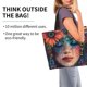 thumbnail image 2 of Balery Bohemian Colorful Flower Woman Bolsa Tote Estilo Estético con Cremalleras, Bolsa de Hombro, Bolsa de Compras Grande y Plegable, 2 of 8