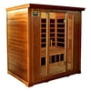 5 PERSON CRYSTAL SAUNA CEDAR *PURE* CARBON WALL-TO-WALL Heaters FAR Infrared New