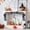 Black C, variant on YIMWNYI Halloween Decoration Artificial Leaf Rattan, Maple Leaf Indoor Decor, Fall Festivals, Thanksgiving Home Decor, Fireplace Wreath for Holiday Celebrations, Faux Pumpkin Accents