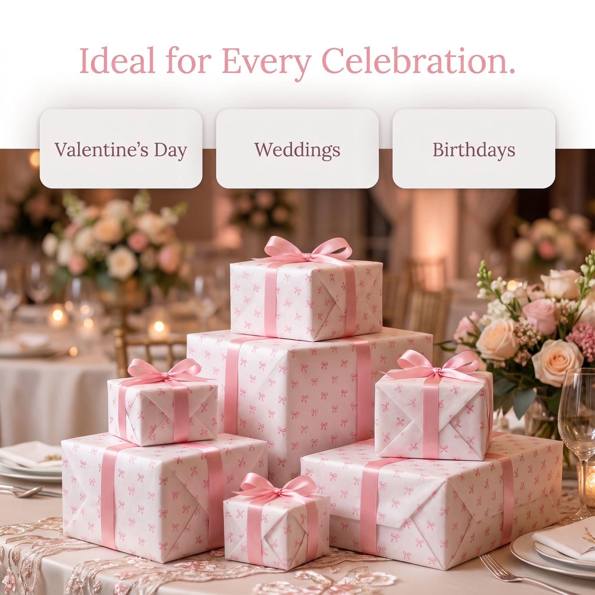 Unique Bargains Gift Wrapping Paper Sheets for All Occasions Beige Butterfly 27.6"x 19.7"