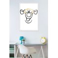 thumbnail image 2 of Disney Winnie The Pooh - Tigger - Face Wall Poster, 22.375" x 34", Framed, 2 of 2