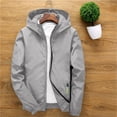 thumbnail image 4 of fatyb Boys Girls Hooded Jacket Full Zip up Long Sleeve Kids Lightweight Outwears with Zipper Pockets, 4 of 7
