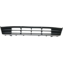 Bumper Grille Compatible With 2014-2016 BMW 528i xDrive Front, Center Textured Black