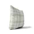 thumbnail image 3 of Gen Plaid Tan Throw Pillow, 3 of 4