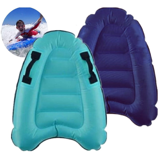 Body Board, Inflatable Surf Mat with Handles - Lightweight Floating Swim Aid for Kids & Adults, Beach Safety Learning Tool for Swimming & Surfing