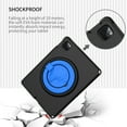 thumbnail image 5 of SaniMore Case for iPad Air 4th/5th, iPad Pro 11(2022/2020/2021/2018), Kid-friendly EVA Shockproof Case with Shoulder Strap Screen Protector Handle Stand Dual-layer Full Protective Case, Black, 5 of 12