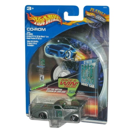 Hot Wheels Cyber Silver Energy Toy Truck Car w/ PC Game CD-Rom - Walmart.com