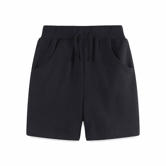 Kids Boys Shorts Drawstring Elastic Waist Athletic Shorts Toddler Summer Clothes Boy Essentials Shorts 5-6 Years