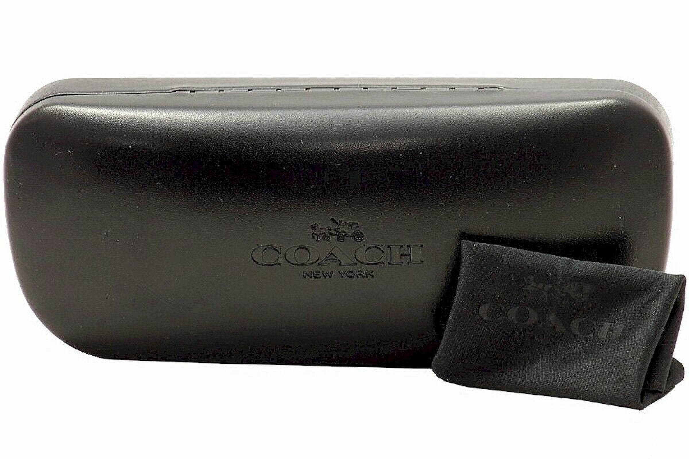 Coach Dark Grey Solid Rectangular Men's Sunglasses HC8328U 500287 57