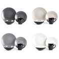 thumbnail image 3 of Colors Life 16pc Dinnerware Set - Stoneware Coupe Dishes, 4 Colors - Grey, Beige & White - Service for 4, Dishwasher & Microwave Safe, 3 of 7