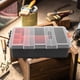 thumbnail image 4 of Caja de herramientas pequeña con compartimento, caja de almacenamiento de tornillos, organizador de Hardware de plástico, caja pequeña para artículos diversos, 4 of 5