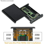ICY DOCK (Tool-Less) M.2 PCIe NVMe SSD to 2.5" U.2(SFF-8639) PCIe SSD Converter Adapter - EZConvert MB705M2P-B
