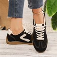 thumbnail image 6 of Domzle Fashion Platform Sneakers for Women Footwear 2026 | Memory Foam Insole for Comfortability; Non-Slip Casual Platform Shoes for Women Sneakers; Lightweight Lace-up Womens Shoes Black, 6 of 10