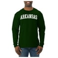 thumbnail image 2 of Wild Bobby State of Arkansas College Style Men Long Sleeve Shirt, 2 of 6