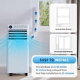 thumbnail image 6 of Portable Air Conditioner 10000 BTU, 5-in-1 Portable AC Unit with Cool, Fan, Dry & Remote Control, Cools Up to 450 Sq Ft, 24H Timer for Home Office Bedroom Dorm, 6 of 9