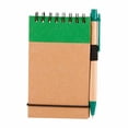 thumbnail image 2 of Paquete 70 piezas Libreta de 50 hojas con bolígrafo ecológico verde 7.7 x 12.7, 2 of 2