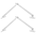 thumbnail image 3 of 2pcs Stainless Steel Cabinet Lid Support Folding Hinge Portable Display Rack Tie Rod Easy Installation for Home Office Exhibition, 3 of 8