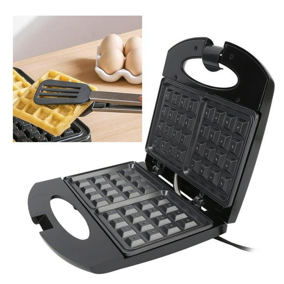 Electric Waffle Maker, Nonstick Waffle Irons, 800W Square Waffle Maker, Mini Waffle Machine With Safe Touch Handle, Fast Breakfast, Easy to Clean & Compact Design