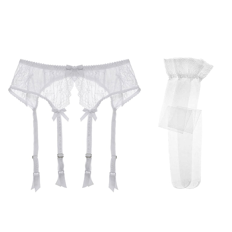 Stockings for Women Sheer Thigh High Sexy Pantyhose Lace Suspender Tights  Garter Antiskid Silicone High Waist