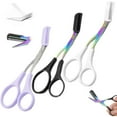 thumbnail image 1 of Fiudx Tijeras para Cejas, Recortadoras de Precisión de Acero Inoxidable, Peine con Agarre Ergonómico, Herramienta de Cuidado Personal para Mujeres, Maquillaje Diario, Regal Perfecto, Diseño Ideal par, 1 of 6