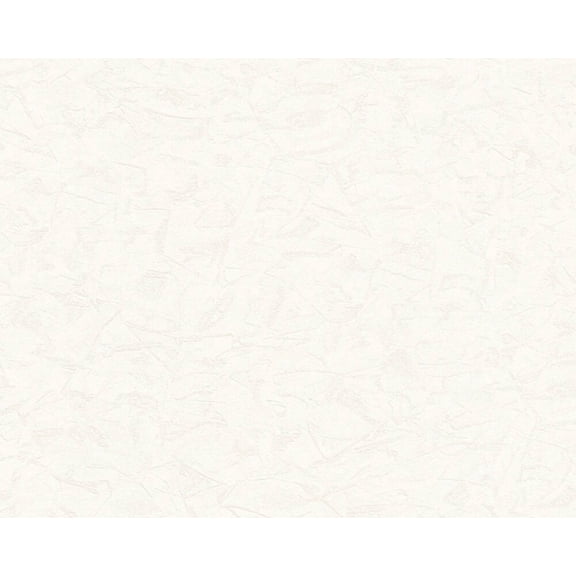 Concord Wallcoverings Textured Wallpaper Plain Featuring Plaster Wall, White Beige, 21 In x 33 Ft (56 sq. ft), 351822