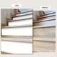thumbnail image 4 of Calcomanías autoadhesivas para escaleras, 14 piezas de calcomanías de vinilo para escaleras que se pelan y pegan en blanco, 4 of 5