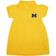 thumbnail image 2 of University of Michigan Block m Polo Dress/Bloomer Or, 2 of 3