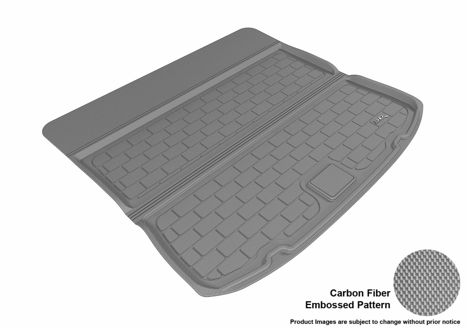3D MAXpider 20152016 Ford Edge All Weather Cargo Liner in Gray with