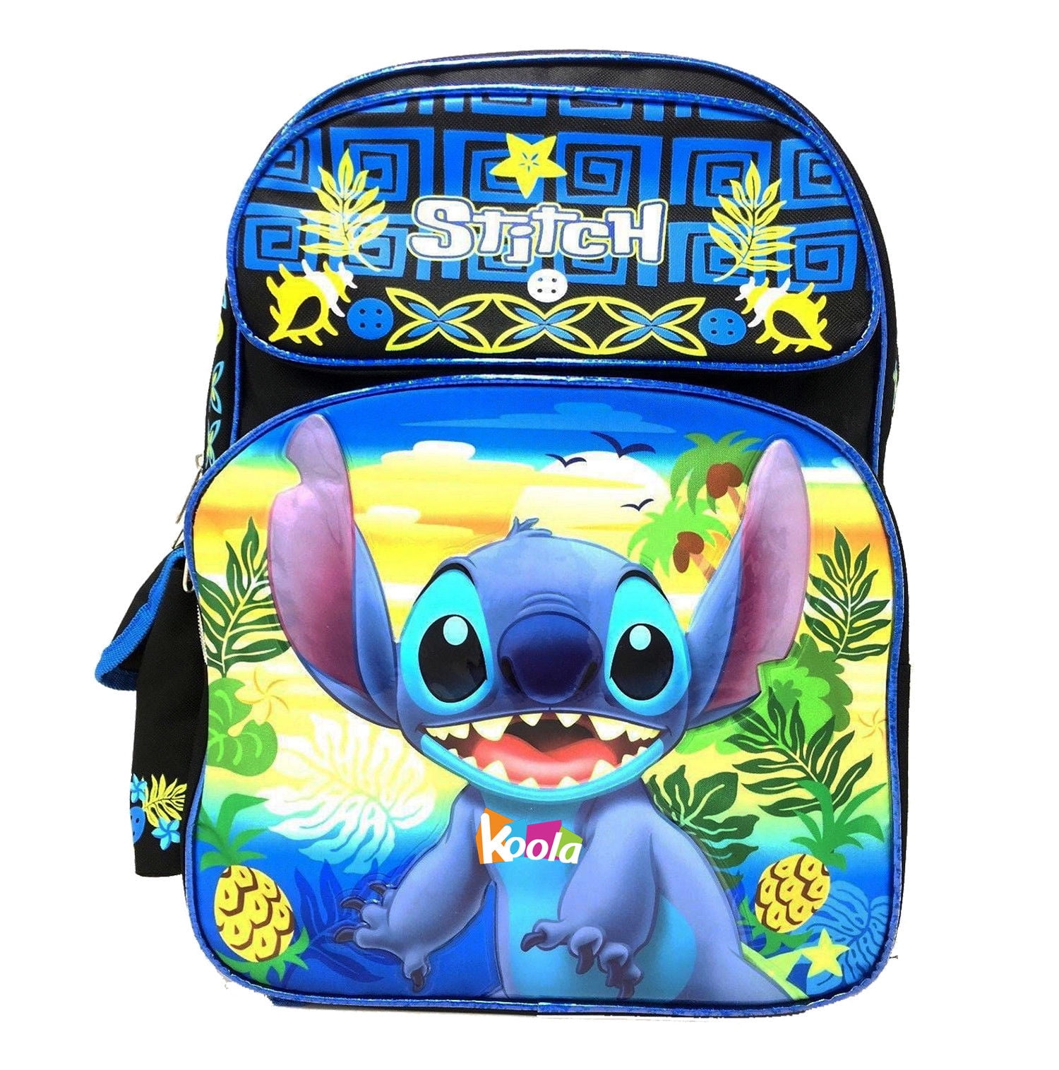 Disney Disney Lilo & Stitch 16" Large Canvas Backpack School Book Bag