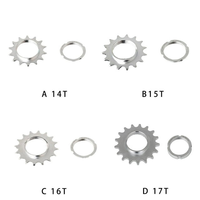 Baohd Bike Freewheel Professional Modified Component Bicycles Accessories 14T 15T 16T 17T Flywheel Component Wheel Components 14T 1Set